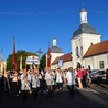 162. Piesza Pielgrzymka z Płocka zbliża się do sanktuarium Matki Bożej Skępskiej