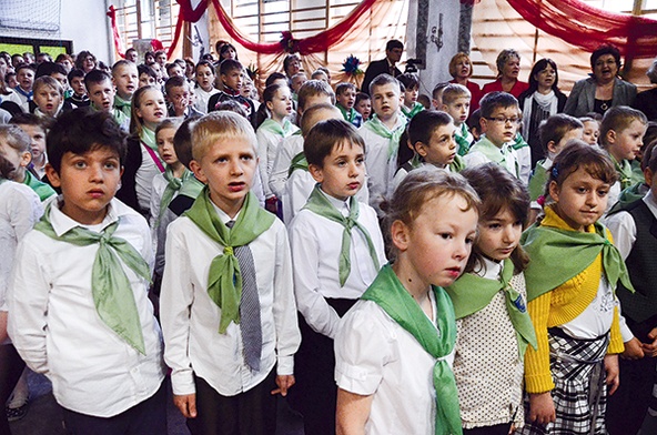  Uczniowie Szkoły Podstawowej nr 48 w Lublinie. Rodzicom bardzo zależy na tym, by dzieci w swojej szkole czuły się znakomicie 