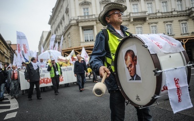 Pierwszy dzień ogólnopolskiej manifestacji w Warszawie