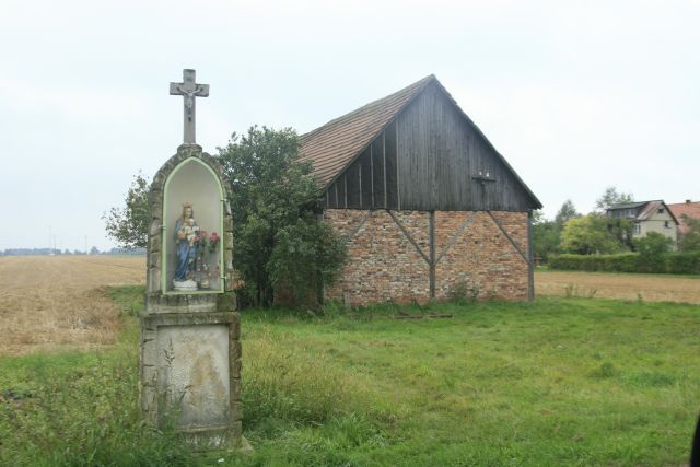 Poświęcenie krzyża w Brzeźniku