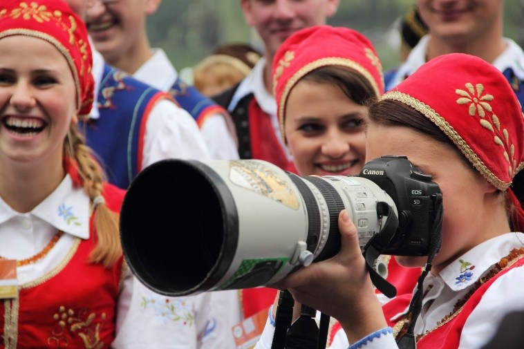 Dożynki prezydenckie w Spale