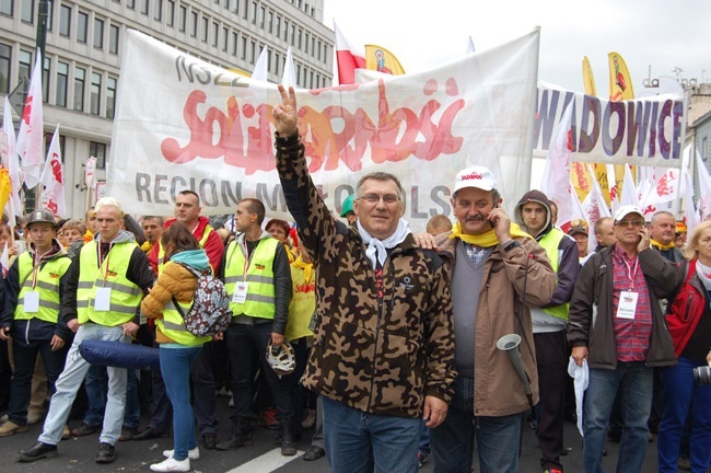 Małopolscy związkowcy w Warszawie