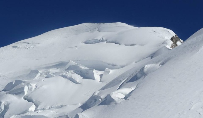 Mont Blanc... zmalał