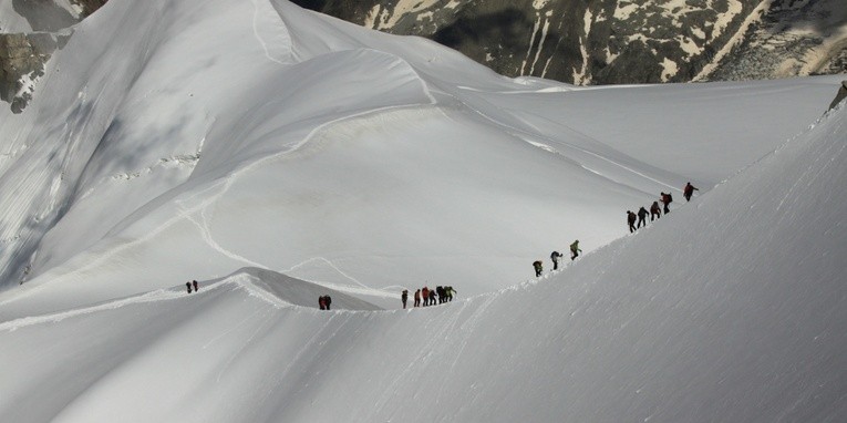 Mont Blanc... zmalał