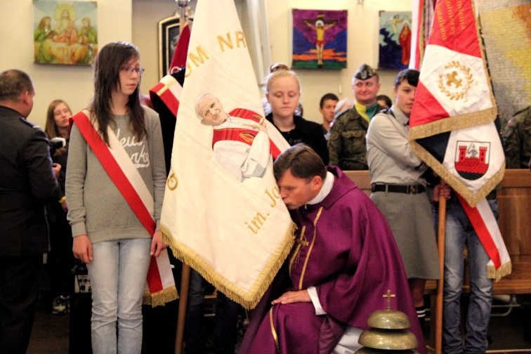 Odłonięcie pomnika poległych w Sochaczewie
