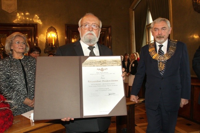 Honorowy obywatel Penderecki