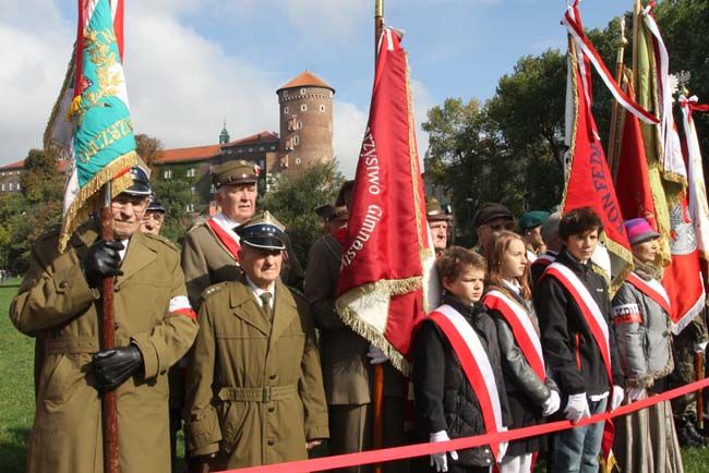 Kamień węgielny pomnika AK