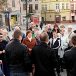 Koronka na ulicach. Brzesko.