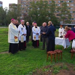 Poświęcenie gruntu pod kaplicę w Trudovskoye