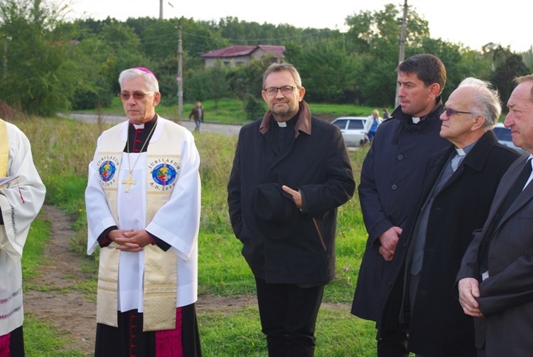 Poświęcenie gruntu pod kaplicę w Trudovskoye