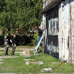 Żołnierzom Wyklętym - mural - początek