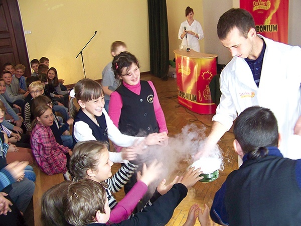  Na zajęciach panowała atmosfera radości i fascynacji