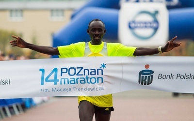 Kenijczyk i Białorusinka zwycięzcami 14. Poznań Maratonu