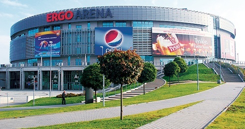 Trójmiejska Ergo Arena może pomieścić maksymalnie 15 tys. widzów 