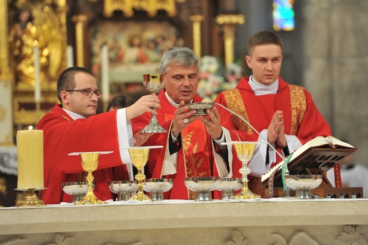 Msza prymicyjna abp. Konrada Krajewskiego - Łódź, 19 października