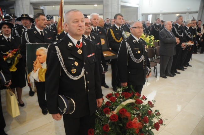 Strażacy u Jana Pawła II
