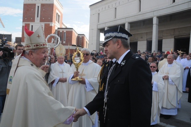 Strażacy u Jana Pawła II