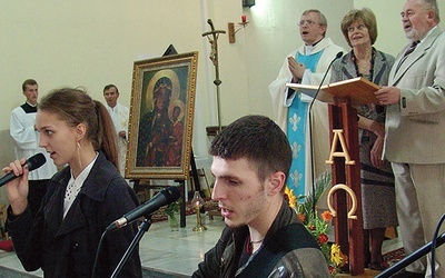 Powitanie obrazu Matki Bożej Częstochowskiej za Olzą