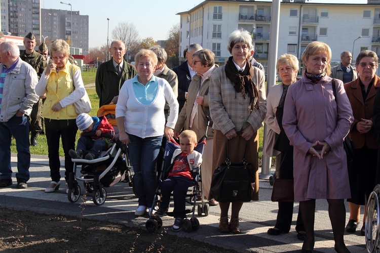 Poświęcenie pomnika katyńskiego w Tychach