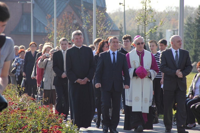 Poświęcenie pomnika katyńskiego w Tychach