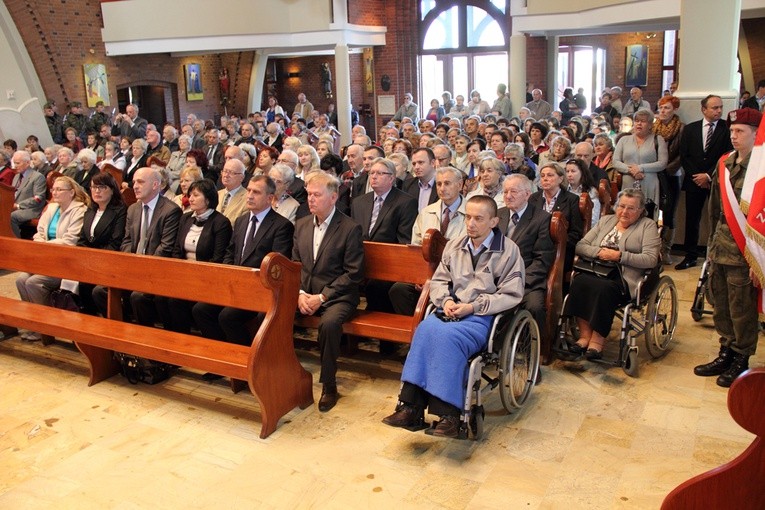 Poświęcenie pomnika katyńskiego w Tychach