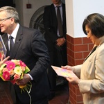 Bronisław Komorowski w Muzeum Papiernictwa