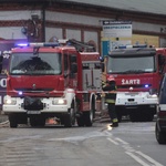 Pożar fabryki laminatu w Bielsku-Białej