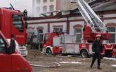 Pożar fabryki laminatu w Bielsku-Białej