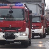 Pożar fabryki laminatu w Bielsku-Białej