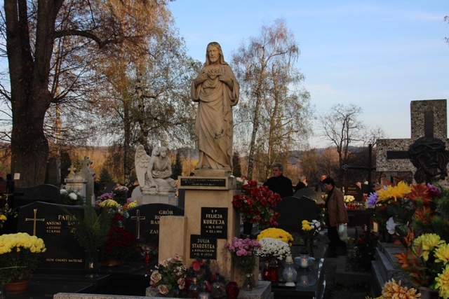 Wszystkich Świętych na cmentarzu w Andrychowie