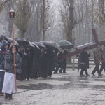 Droga Krzyżowa w byłym KL Birkenau