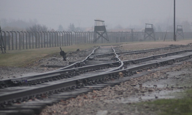 Droga Krzyżowa w byłym KL Birkenau