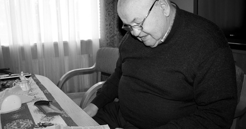 Ks. prał. Jan Fudala w bielskim Domu Księży Emerytów