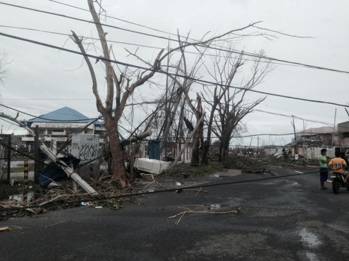 Zniszczenia na Filipinach