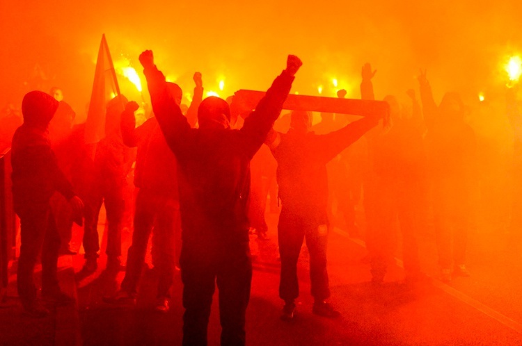 Marsz Niepodległości i zadymy.