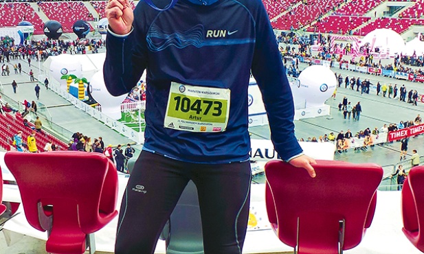  Artur Zakrzewski po transplantacji wątroby przebiegł maraton