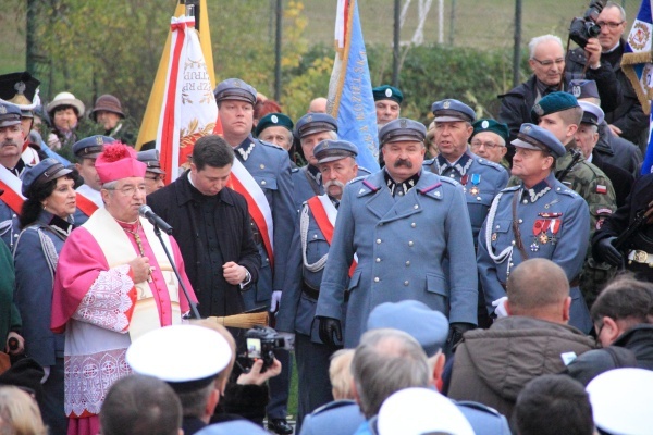 Odsłonięcie pomnika Piłsudskiego