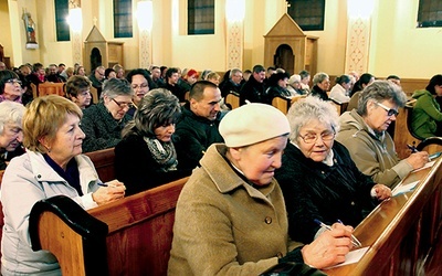 Żywieccy parafianie chętnie skorzystali z tego zaproszenia Pana Boga