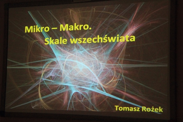 Wykład "Skale wszechświata" na Politechnice Gdańskiej