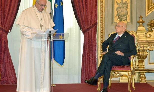 Papież u prezydenta Włoch