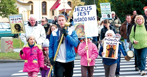  W trakcie ubiegłorocznego kongresu wspólnoty wyszły z Dobrą Nowiną  na ulice Zielonej Góry