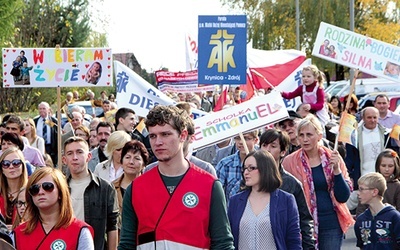 Marsz dla życia w Bochni był jednym z większych wydarzeń diecezjalnych mijającego roku
