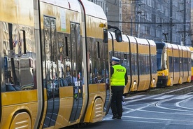 Zderzenie tramwajów w centrum Warszawy