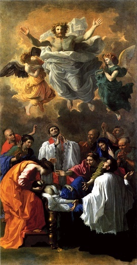 Nicolas Poussin „Cud św. Franciszka Ksawerego”  olej na płótnie, 1641–1642  Luwr, Paryż