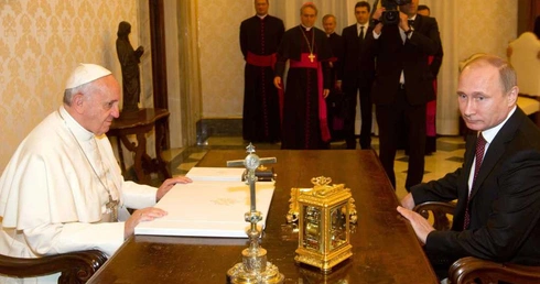 Rzecznik Kremla o wizycie Putina u Franciszka