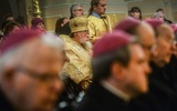 Biskupi katoliccy na nieszporach w prawosławnej katedrze