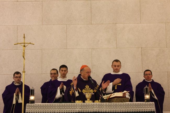 Msza barbórkowa w kopalni "Guido"