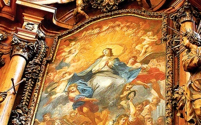  W ołtarzu głównym kościoła w Kamieńcu znajdują się aż 2 obrazy Willmanna