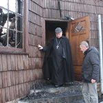 Na Stecówce - po pożarze kościoła