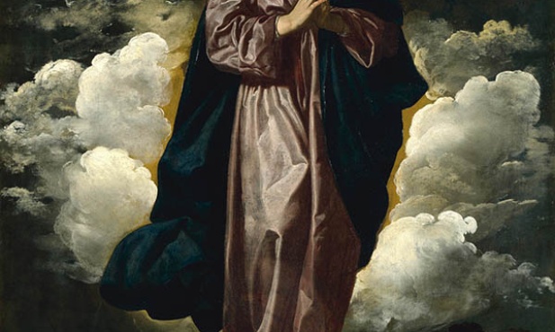 Diego Rodríguez de Silva y Velázquez „Niepokalana”  olej na płótnie, 1618–1619 National Gallery, Londyn